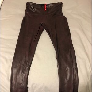 Metallic Burgundy Spanx